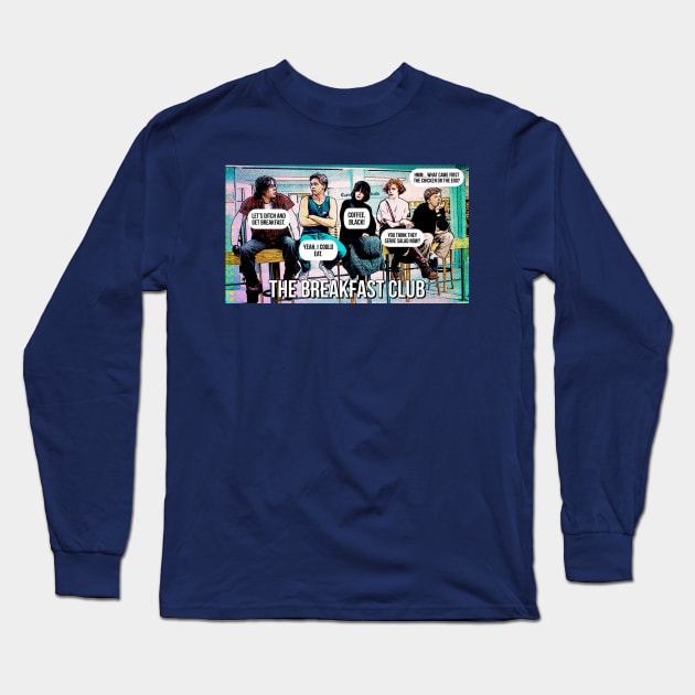 The Breakfast Club Long Sleeve T-Shirt by JasonLloyd